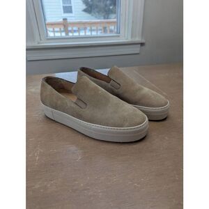 Frame Le Ren Suede Slip-On Sneakers women's size‎ 39.5 tan